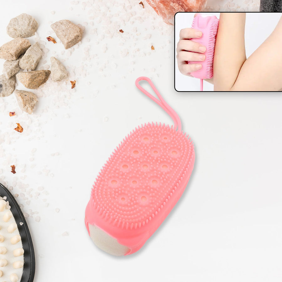 Super Soft Silicone Bath Brush – Double-Sided Body Scrubber for Exfoliation