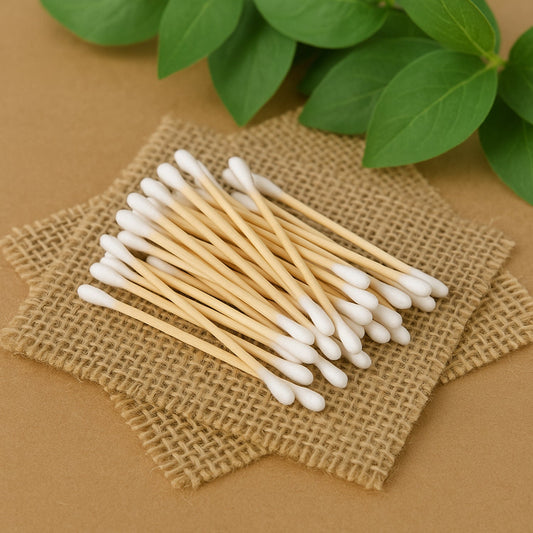 All-Natural Wooden Cotton Buds