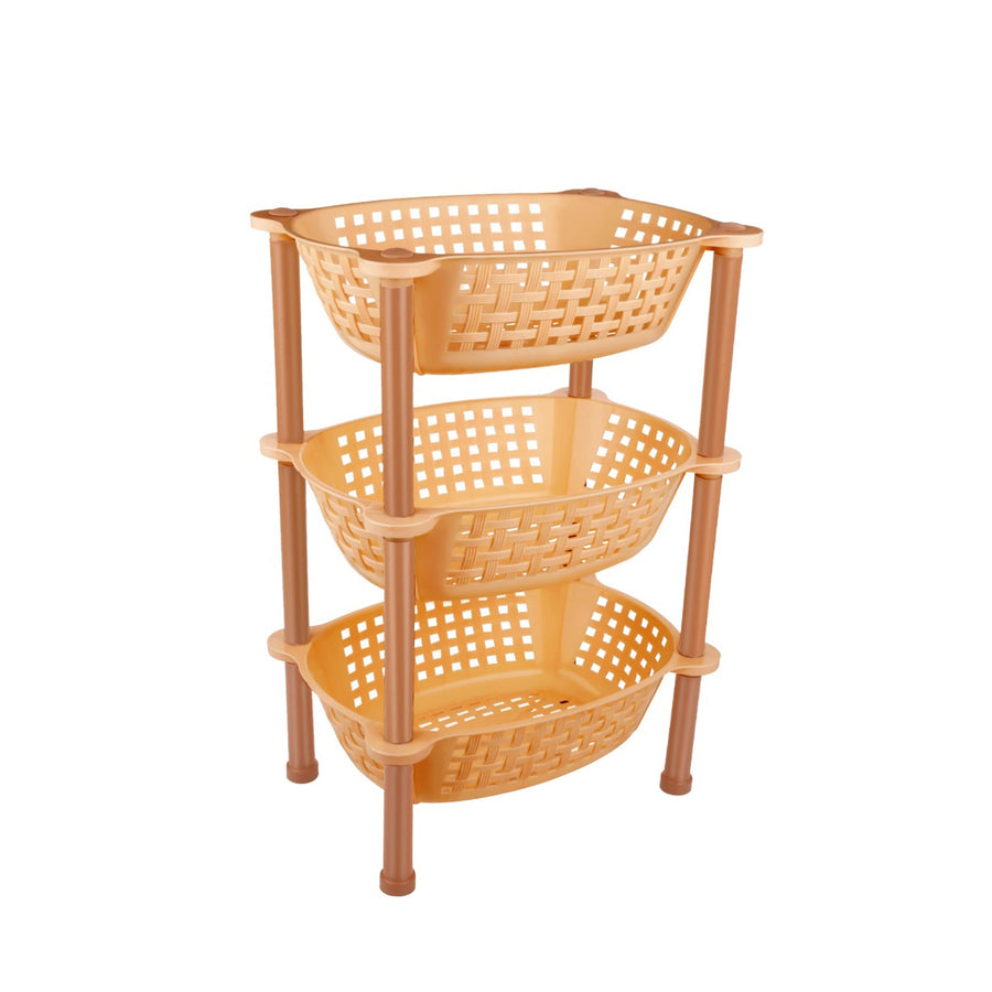 Multipurpose Plastic Storage Rack Organiser, Diwali - 3 pcs