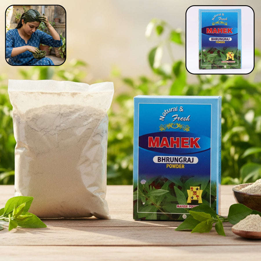 Natural Bhringraj Powder for Traditional Hair Care – 80 gm