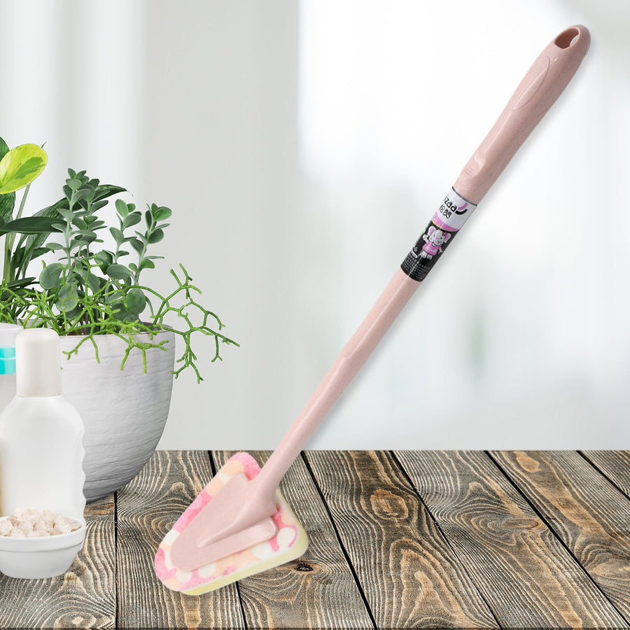 Cleaning Supplies Kitchen Hand Triangular Sponge  Brush Handle