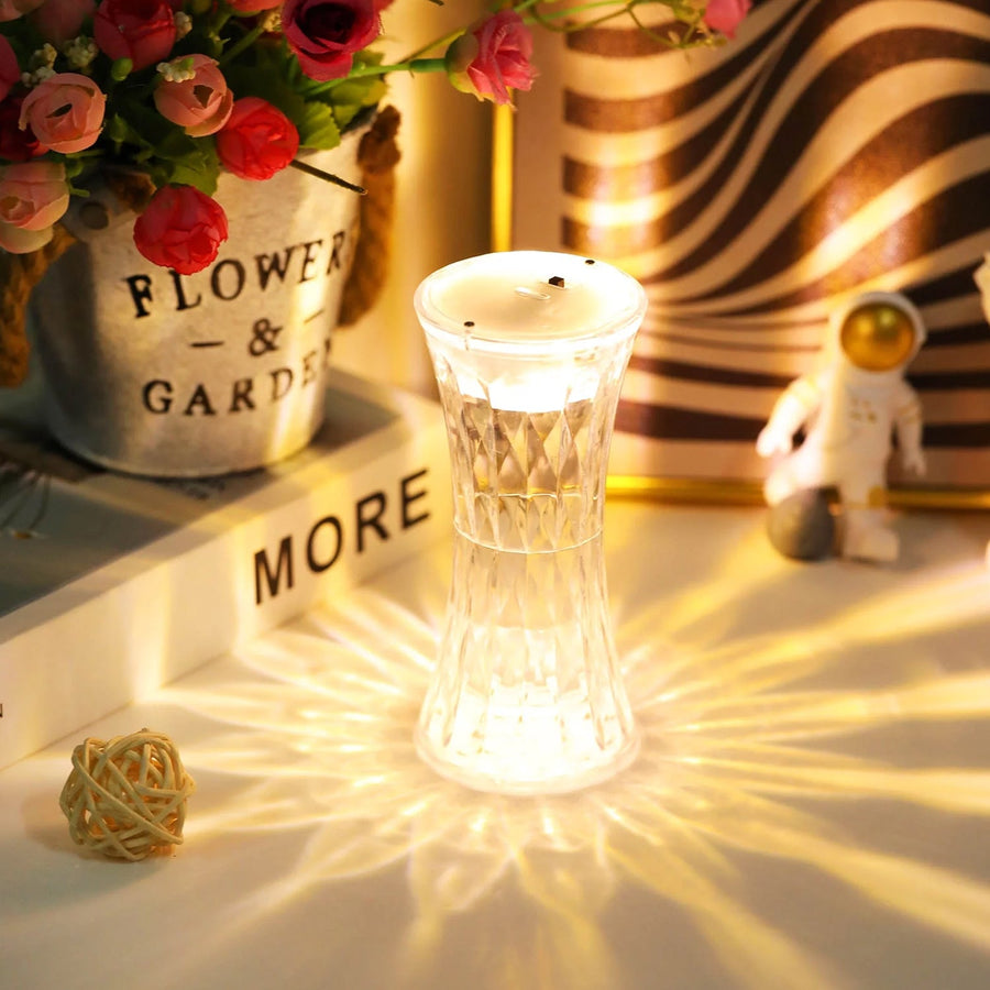Crystal Table Lamp – Universal Soft Night Light (1 Pc)