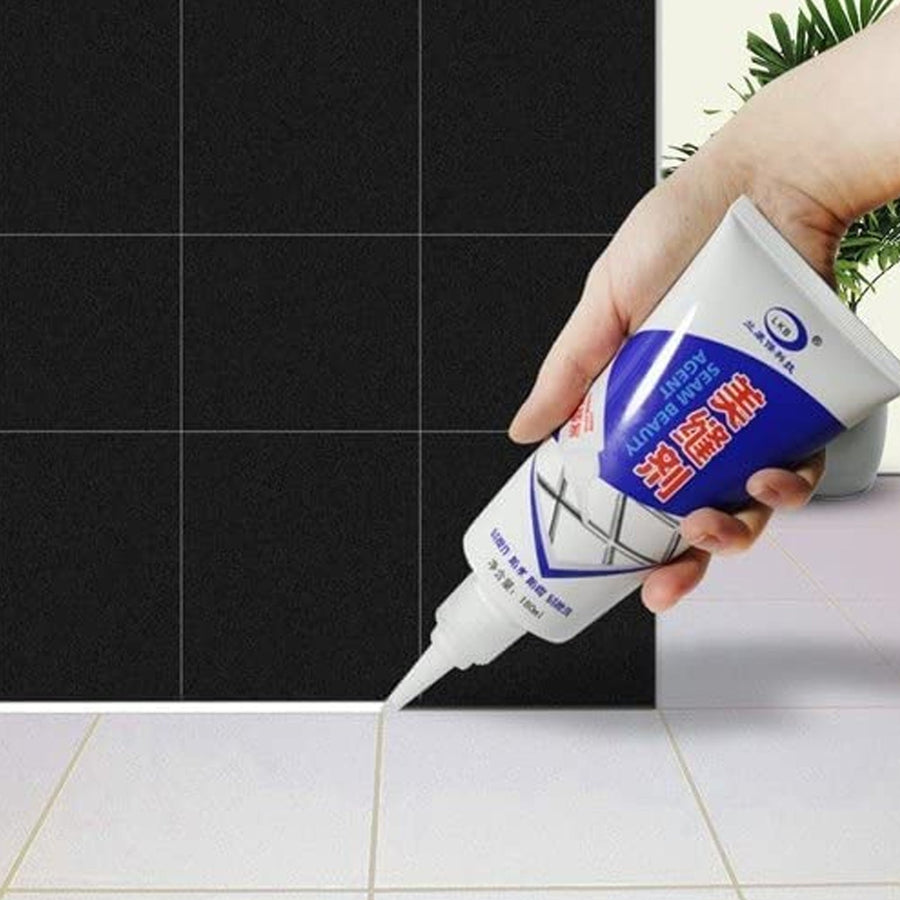 Waterproof Tile Gap Filler for Grout & Crack Repair for Home & Bathroom (180 ML)