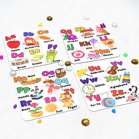 ABC Jigsaw Puzzle Toy for Children (4-Pcs Pack)
