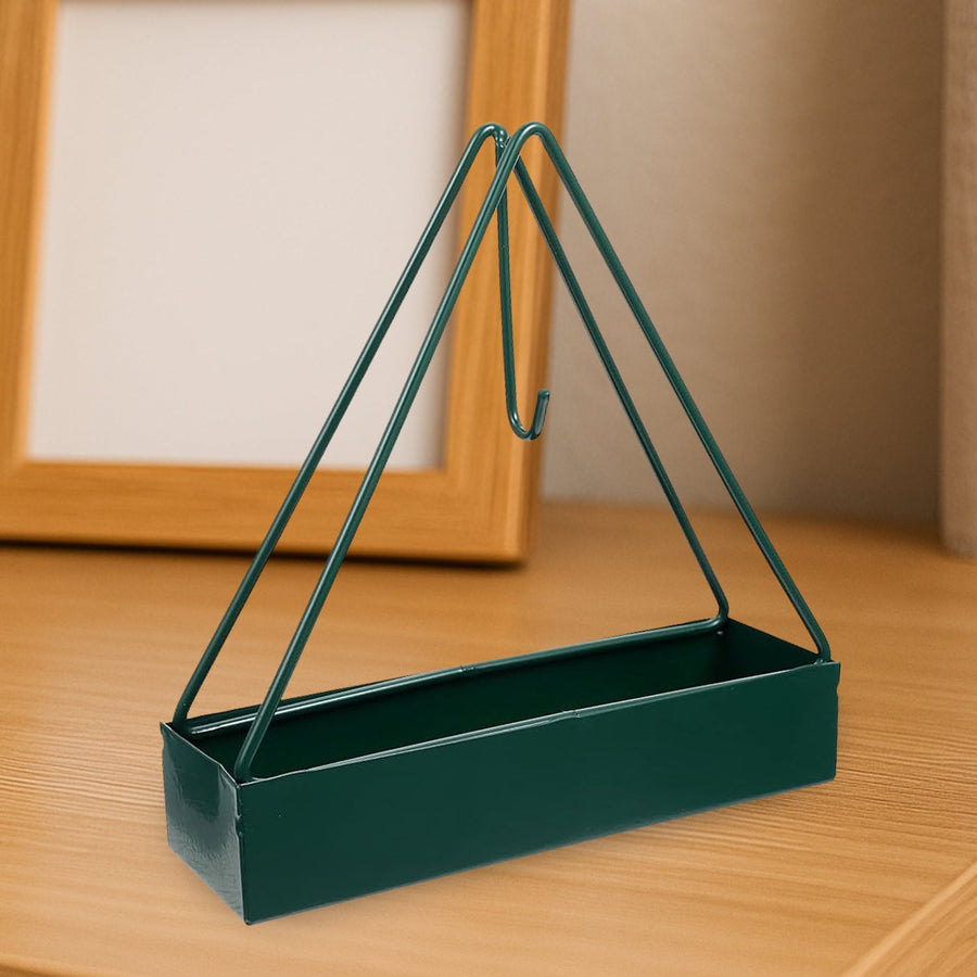 Triangular Iron Mosquito Coil Holder – Stylish Outdoor Incense Holder