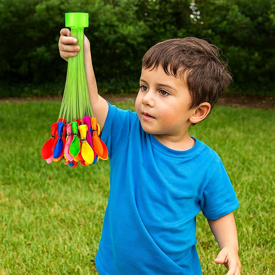 Holi Magic Water Balloons for Kids - 111 pcs (Multicolor)
