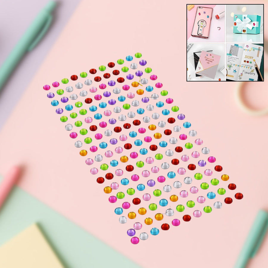 Self Adhesive Multi Size Shaped Shining Stones Crystals Stickers