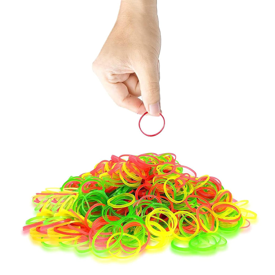 Strong & Reusable Rubber Bands – Multicolor for Office, Home & School Use