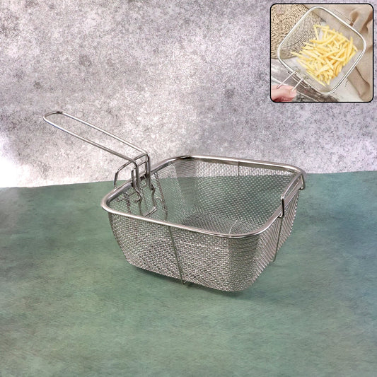 Stainless steel fryer basket