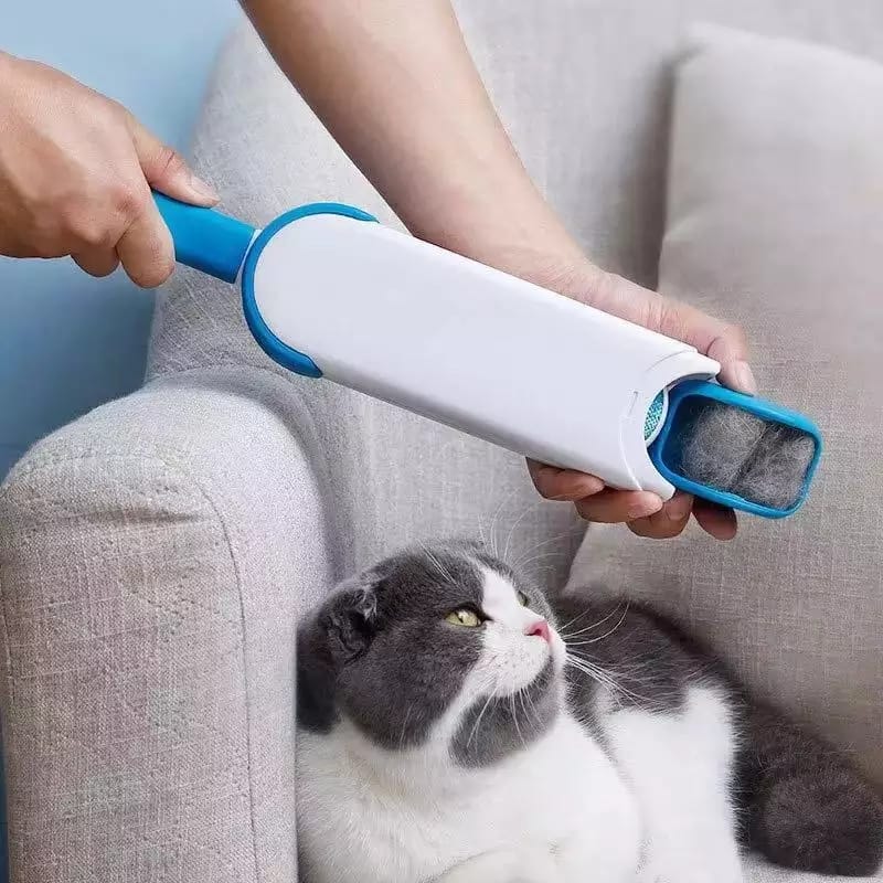 Pet Hair Remover – Double-Sided Self-Cleaning & Reusable Fur Remover (1 Pc)