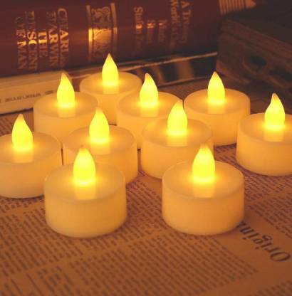 Festival Decorative - LED Tealight Candles for Party, Wedding,  Diwali (12pc)